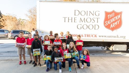 Greater Atlanta Christian School students broke their own record for the annual Can-A-Thon drive, collecting 34,000 cans of non-perishable food to donate to the Salvation Army.