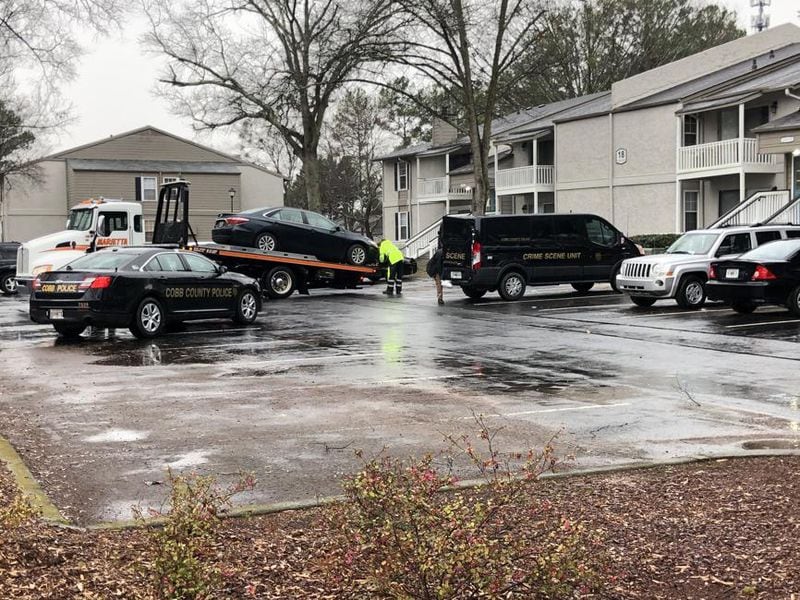 Multiple law enforcement agencies were at the scene of a child's death in Cobb County on Monday.