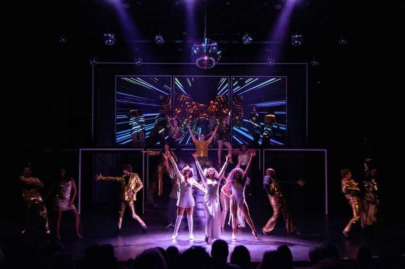 The ensemble of Summer: The Donna Summer Musical at the Aurora Theatre
Courtesy of the Aurora Theatre
(Courtesy of Casey Gardner Ford)