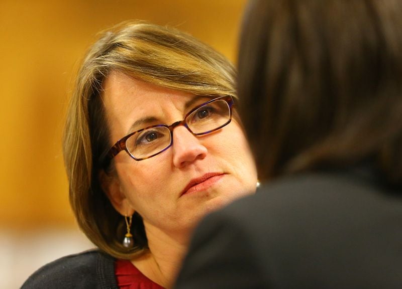 Stacey Kalberman, former executive director of the state ethics commission, is shown in 2016. She said Buford’s arrangement raises ethics questions. CURTIS COMPTON / CCOMPTON@AJC.COM