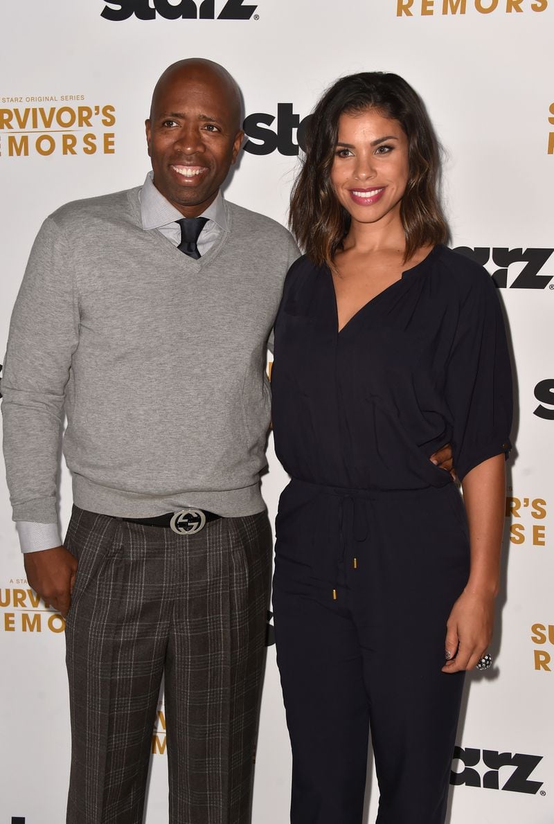 BEVERLY HILLS, CA - SEPTEMBER 23: Sportsman Kenny Smith and Gwendolyn Osbourne-Smith arrive at the Premiere Of Starz "Survivor's Remorse" at Wallis Annenberg Center for the Performing Arts on September 23, 2014 in Beverly Hills, California. (Photo by Frazer Harrison/Getty Images) BEVERLY HILLS, CA - SEPTEMBER 23: Sportsman Kenny Smith and Gwendolyn Osbourne-Smith arrive at the Premiere Of Starz "Survivor's Remorse" at Wallis Annenberg Center for the Performing Arts on September 23, 2014 in Beverly Hills, California. (Photo by Frazer Harrison/Getty Images)