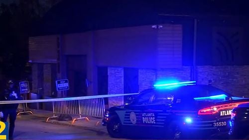 A shooting on the parking lot of the Trap Music museum in northwest Atlanta left a man dead Sunday evening.