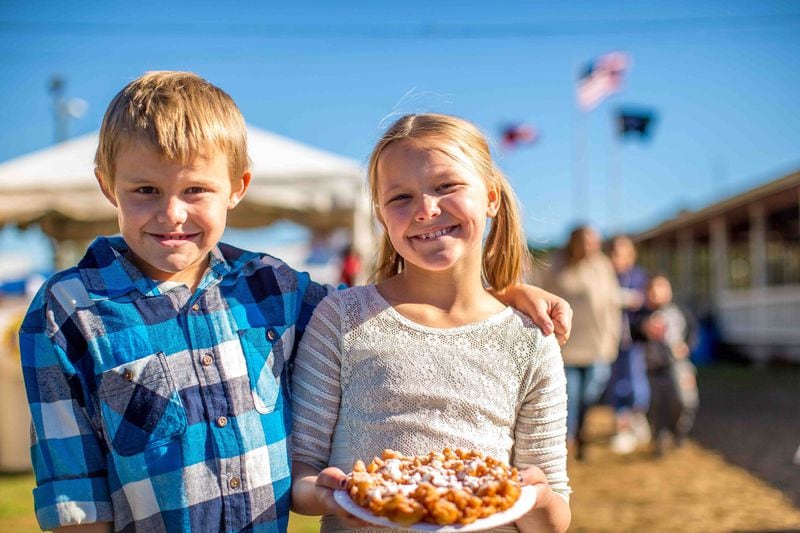 Funnel cakes, fried apple pies, boiled peanuts and barbecue are just a few of the treats on the menu at the North Georgia Apple Festival. CONTRIBUTED