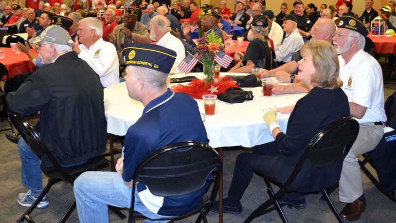 All active-duty military, veterans and their guests are invited to attend a free luncheon at noon Nov. 11 at Kennesaw's Ben Robertson Community Center, 2753 Watts Drive. (Courtesy of city of Kennesaw)