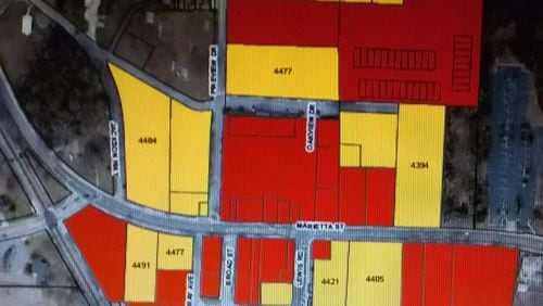 Powder Springs officials have initiated rezoning of 17 properties in the downtown area from Office/Industrial and residential to Central Business District. Courtesy of Powder Springs