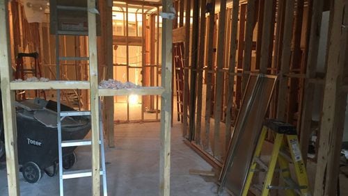 Interior demolition and mold remediation are under way in the clubhouse of the former Milton Country Club, and the city has hired an architect to direct the rest of the building’s renovation. CITY OF MILTON via Facebook