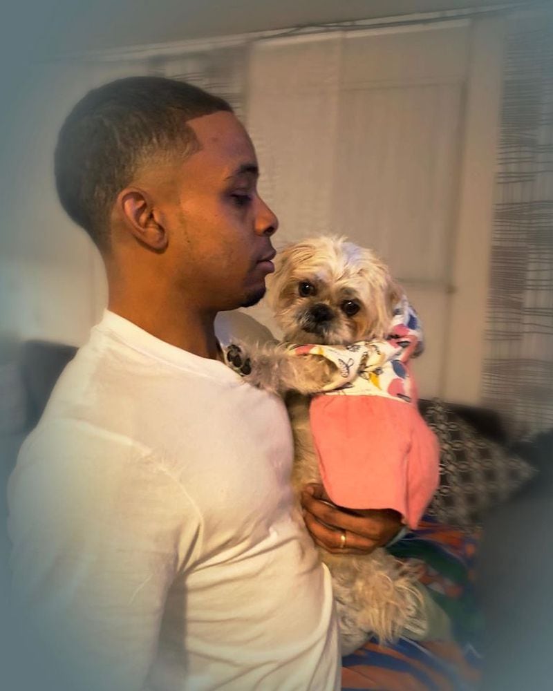 Andre Majors loved his dog, Nala, described by his wife as a "tiny, fluffy mutt." Nala was often the subject of Majors' jokes.