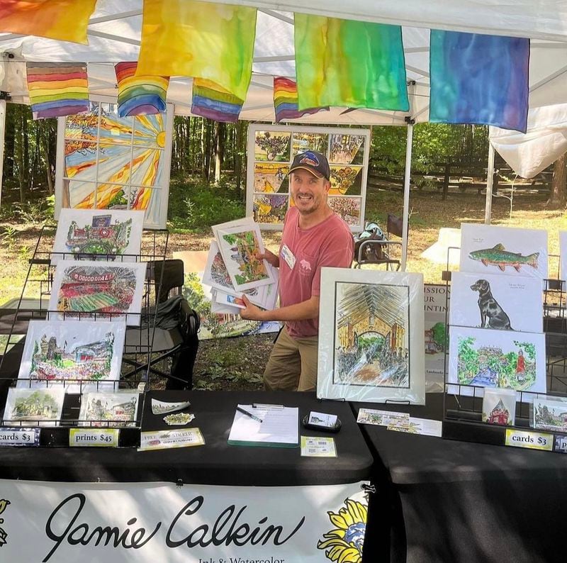 Jamie Culkin is among the creatives featured in the 2022 AthFest Artist Market. The festival runs this Friday, June 24 through Sunday, June 26. 
Courtesy of AthFest Educates/Jamie Culkin Art