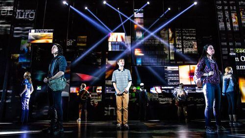 Ben Levi Ross plays a high school senior thrust into the spotlight by a lie that takes over his life in “Dear Evan Hansen.” CONTRIBUTED/MATTHEW MURPHY