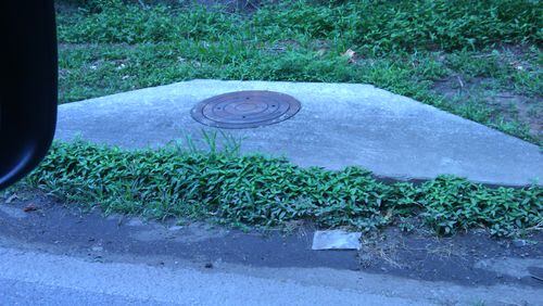 A reader hopes this drain in DeKalb County will soon be cleared. (Photo/Submitted)