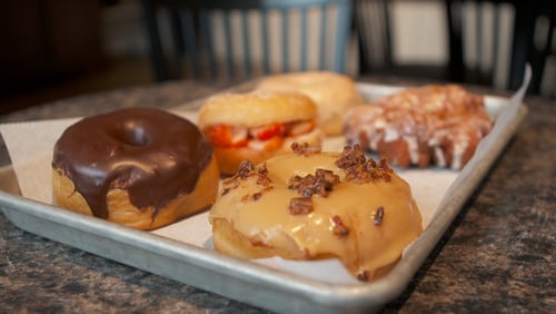 Is there anything better than fresh, warm doughnuts from Revolution Doughnuts? They're available by the dish-full at Atlanta Eats Live.