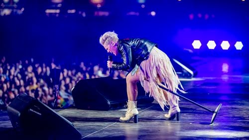 Pink is the subject of the documentary, "Pink: All I Know So Far."