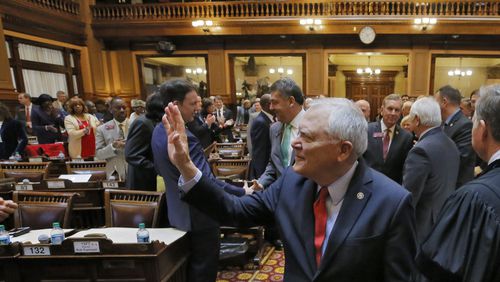 Gov. Nathan Deal agreed to raise the state revenue estimate, allowing lawmakers to fully fund the school funding formula for the first time since 2002. BOB ANDRES /BANDRES@AJC.COM