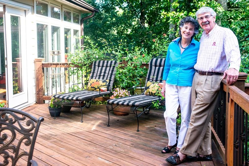 Caron and Steve Morgan purchased their Dunwoody home in 1993. Caron is a retired teacher and Steve is a retired dentist.