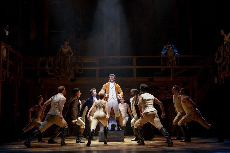  The national tour of "Hamilton" will play at the Fox Theatre May 22-June 10, 2018.
