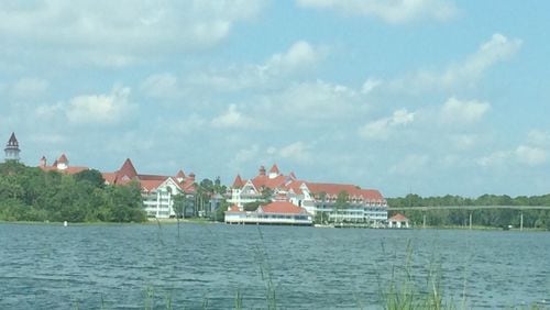 Officials say the 2-year-old had been playing at the water's edge here at the Grand Floridian Resort when the gator attacked. Photo: Jennifer Brett.