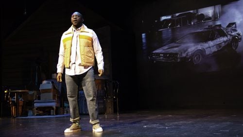 Avery Sharpe plays the title role in “Black Nerd” at Dad’s Garage through Aug. 4.  CONTRIBUTED BY MEG ANSTEENSEN