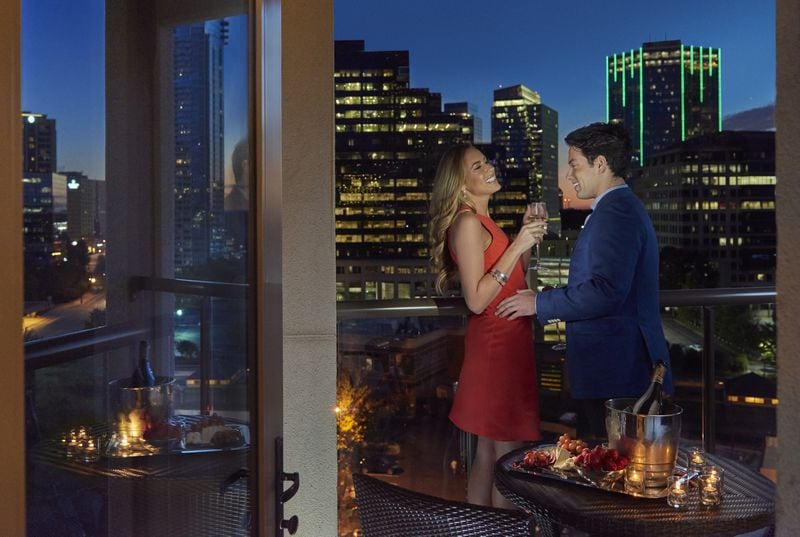 The Mandarin Oriental, Atlanta invites couples to celebrate the most romantic holiday of the year with specials like the "Decadent Romance" or "Alone Time with Your Valentine" package. Photo courtesy of the Mandarin Oriental, Atlanta