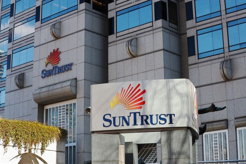 SunTrust Plaza is seen on Thursday, Feb. 7, 2019, in Atlanta. The Atlanta-based bank will be called Truist Bank after its merger with BB&T. (Photo: Curtis Compton/ccompton@ajc.com)