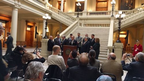 Leaders of the state Senate held a news conference Thursday about their legislative priorities in the session that starts Monday. Fixing failing schools is among them. The House leadership shared similar sentiments Thursday.