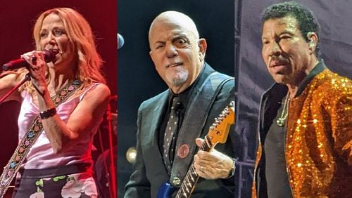 A trio of big pop acts graced Mercedes-Benz Stadium for ATLive November 11, 2022: Sheryl Crow, Billy Joel and Lionel Richie. CONTRIBUTED