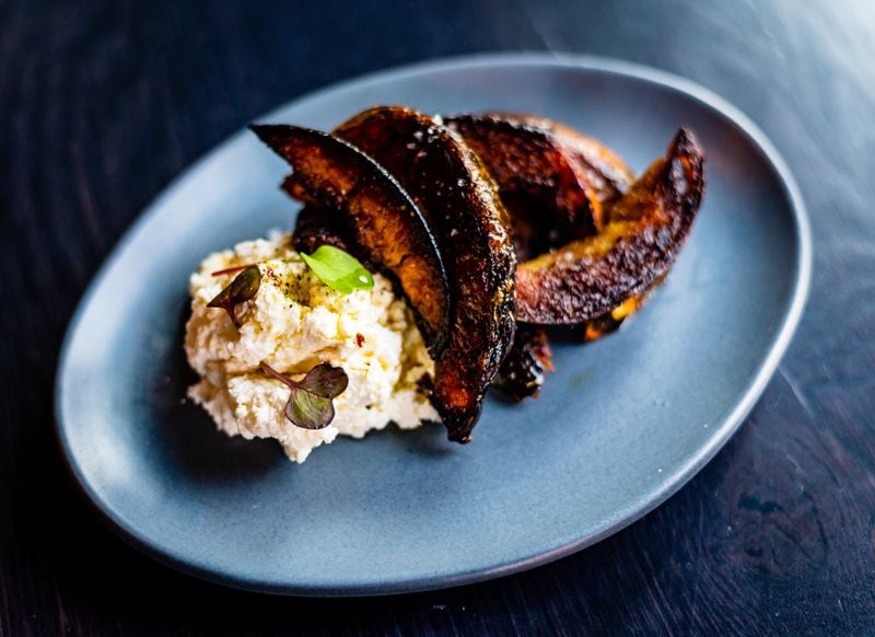 One of the vegetable sides at Lyla Lila is acorn squash with brown butter, pomegranate molasses and ricotta. CONTRIBUTED BY HENRI HOLLIS
