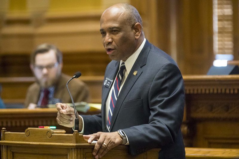 State Sen. Lester Jackson, D-Savannah, shown in 2020, says a bill is in the works that would license many types of direct-entry midwives. His grandmother and great-grandmother practiced midwifery in Wheeler County. (Alyssa Pointer / Alyssa.Pointer@ajc.com)