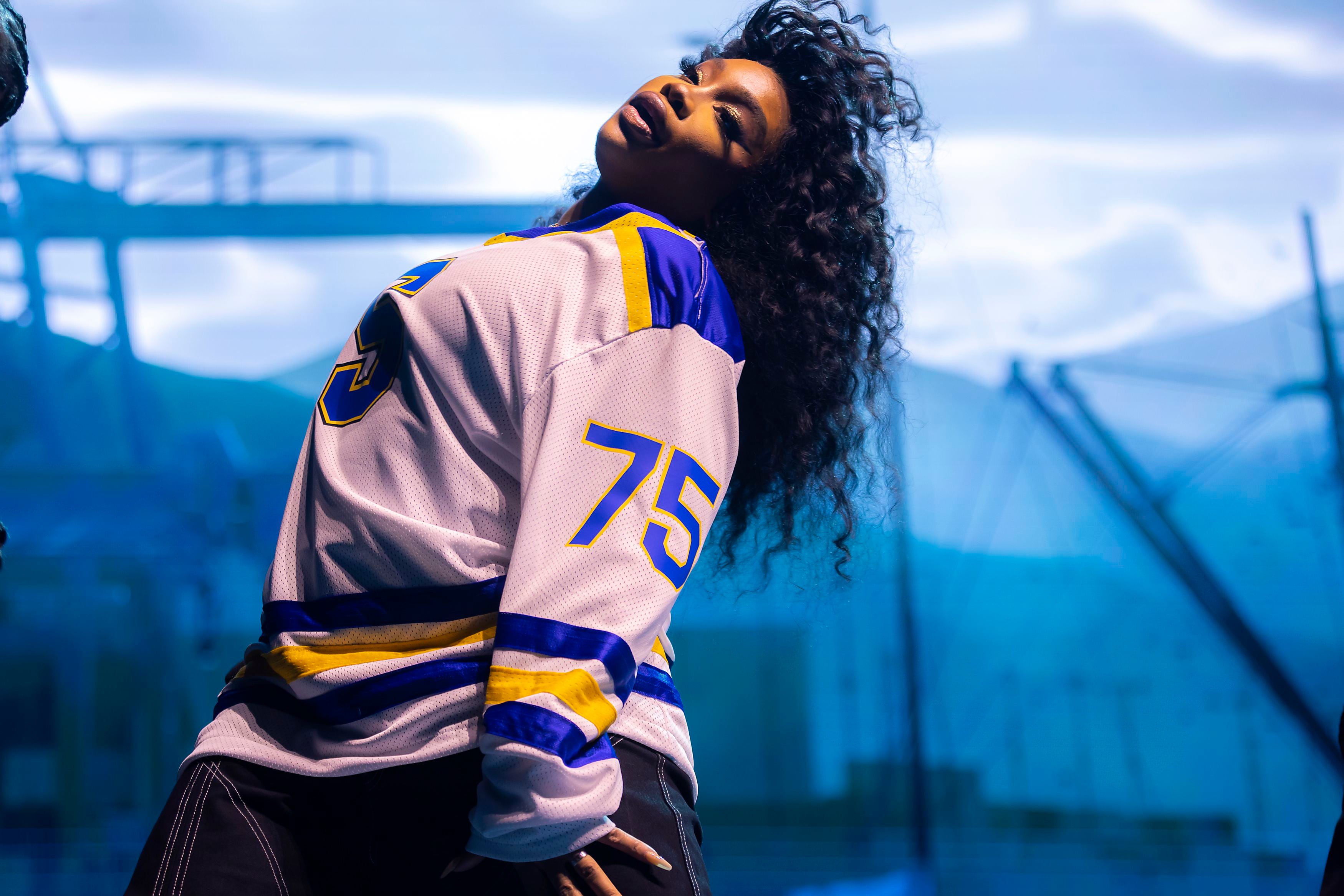 St louis blues jersey sza