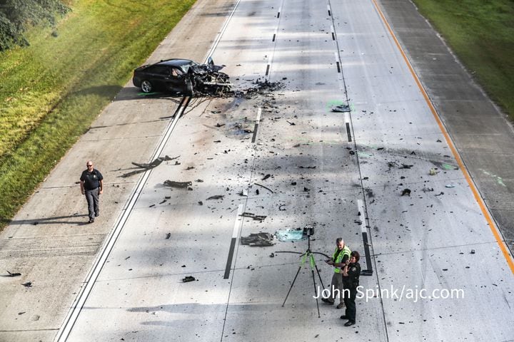 I-675 crash near Forest Parkway