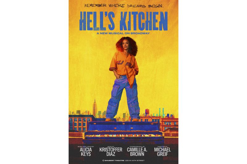This image released by Polk & Co. shows promotional art for the Broadway musical "Hell's Kitchen." (Polk & Co. via AP)