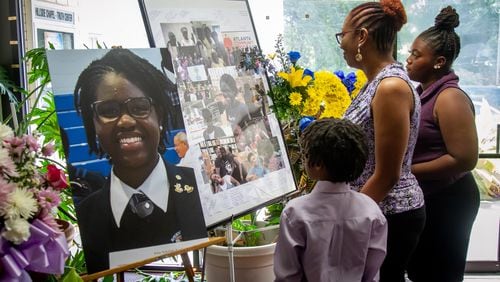 The family of Imani Bell, a student at Clayton County’s Elite Scholar’s Academy who died this past summer during drills in extreme heat, are still waiting for an autopsy to determine the cause of her death. STEVE SCHAEFER / SPECIAL TO THE AJC