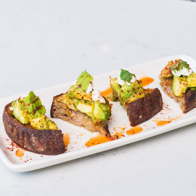 Tupelo Honey in Sandy Springs serves a highly Instagrammable version of avocado toast that incorporates Middle Eastern flavors. CONTRIBUTED BY HONEY TUPELO