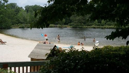 Pine Lake, shown in a 2010 photo from the city's Facebook page.
