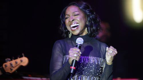 Grammy Award-winning singer Gladys Knight performed during the sold-out show for the grand opening of the  Stockbridge Amphitheater on Saturday, Sept. 25, 2021. (Photo by Miguel Martinez for The Atlanta Journal-Constitution)