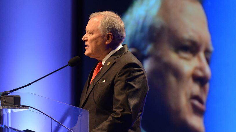 Gov. Nathan Deal also faces scrutiny for his campaign's actions during the legislative session. Gov. Nathan Deal/AJC file