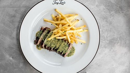Steak Frites from Tiny Lou's / Photo by Heidi Geldhauser