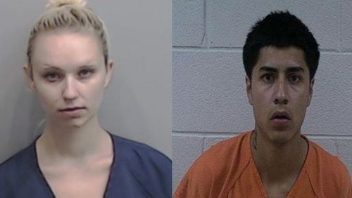 Hali Karlan and Deri Bonaventura-Flores (Credit: Fulton County Sheriff’s Office and Polk County Sheriff’s Office)