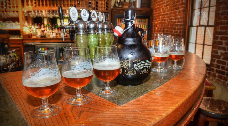 One of the special 20th anniversary beers at Brick Store Pub is Chairfish Paleabration from Sierra Nevada’s Mills River brewery in North Carolina. CHRIS HUNT / SPECIAL