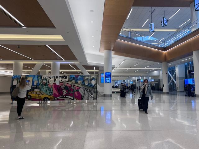 Baggage claim at LaGuardia's Terminal C