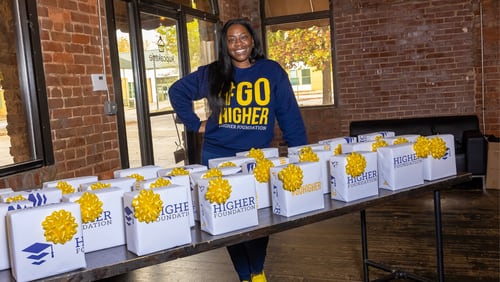 Mallorye Crowell, president and founder of the Higher Foundation, was inspired by her own college experience to find ways to help students fund their education.