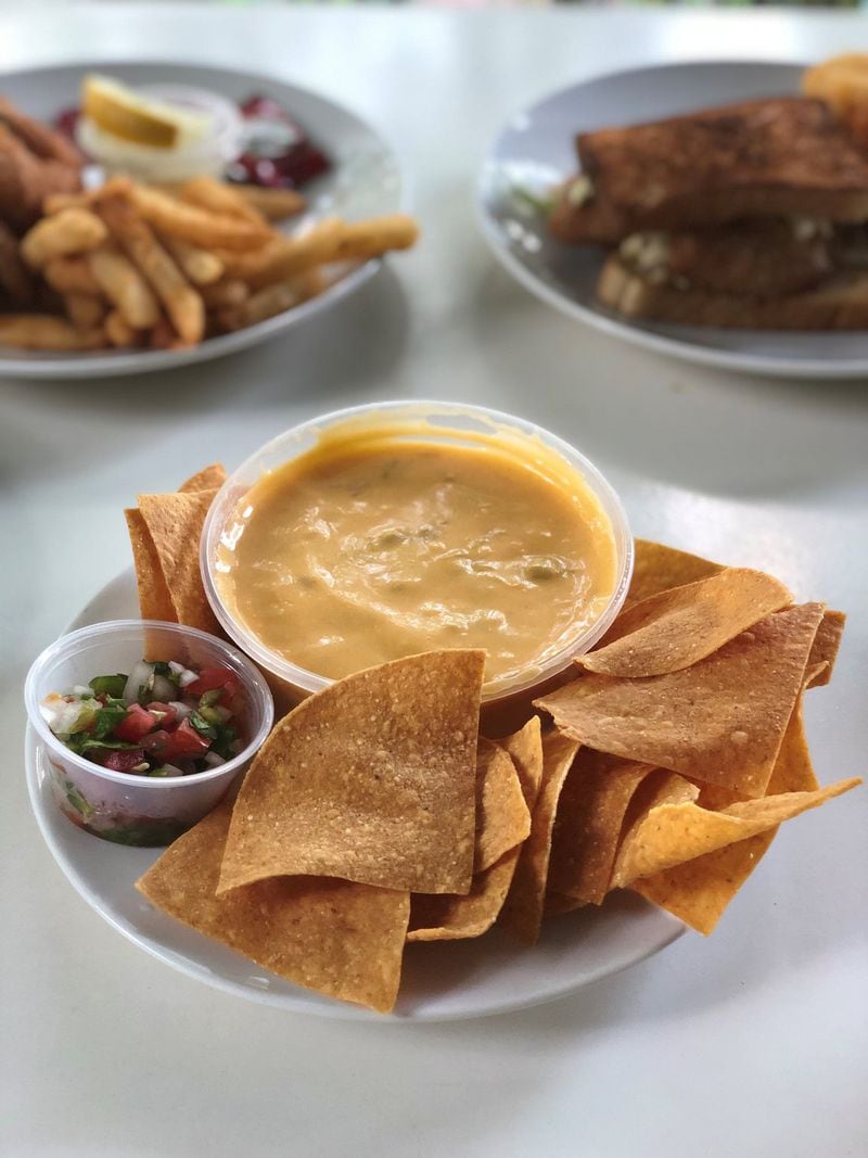 Garden & Gun Club’s $5 bowl of queso with chips and salsa is hard to pass up. CONTRIBUTED BY WENDELL BROCK