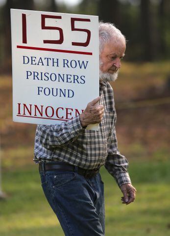 Protests at Joshua Bishop's execution