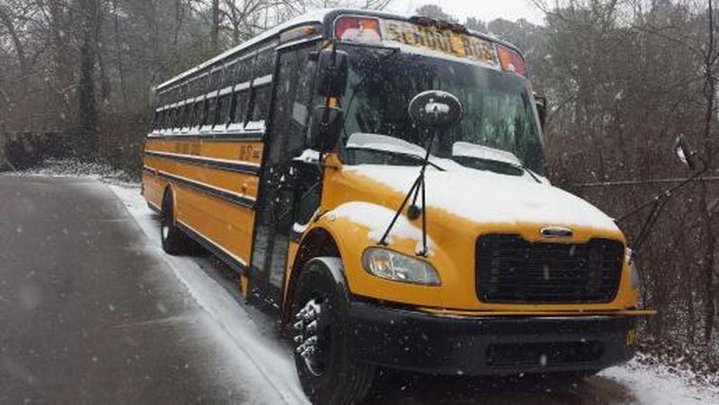 Fulton County Public Schools has announced schools will start two hours later on Tuesday because of the threat of black ice. AJC file photo