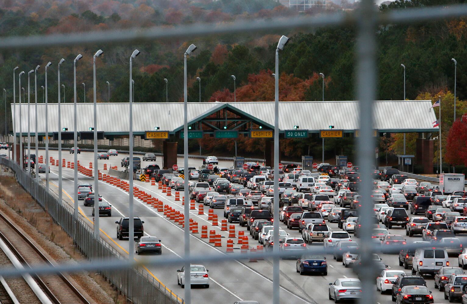 Ga. 400 toll booth signs have been taken down