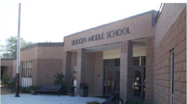 The highest performance in eighth grade math was at a Cobb County middle school, Dodgen. Most of the top-scoring middle schools in math are in Cobb and Fulton. (Cobb County Schools photo)