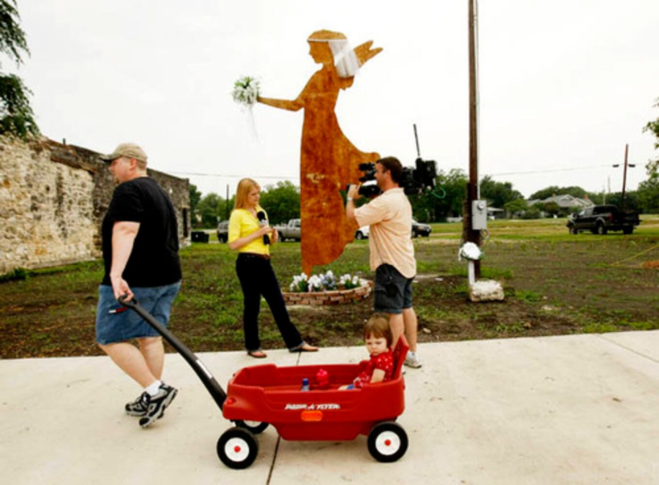 The scene in Texas for Jenna Bush wedding