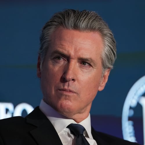 FILE - California Gov. Gavin Newsom attends the National Association of Latino Elected and Appointed Officials conference in Los Angeles, July 14, 2026. (AP Photo/Jae C. Hong, File)