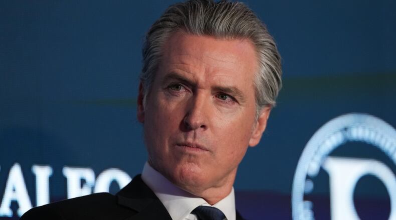 FILE - California Gov. Gavin Newsom attends the National Association of Latino Elected and Appointed Officials conference in Los Angeles, July 14, 2026. (AP Photo/Jae C. Hong, File)