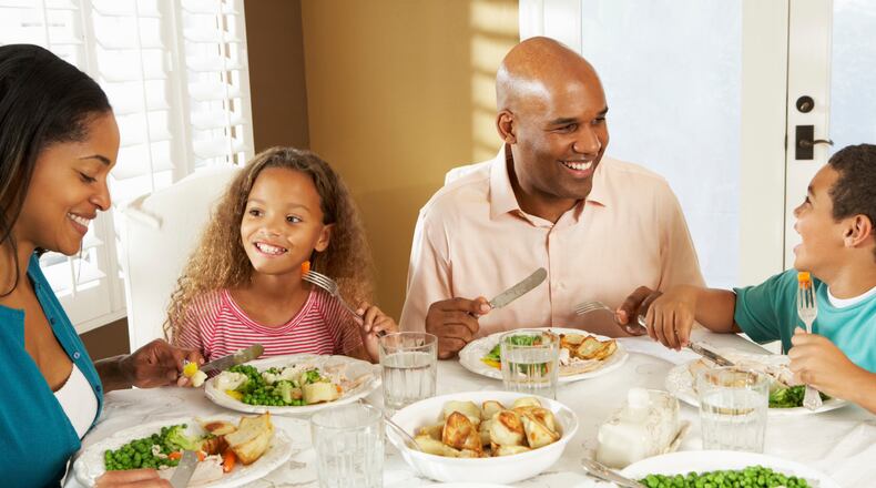 Kids and parents can practice healthy eating habits together.
