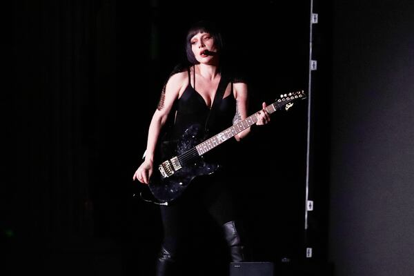 FILE - Lady Gaga rehearses for her free concert on Copacabana beach, in Rio de Janeiro on May 2, 2025. (AP Photo/Bruna Prado, File)